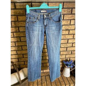 Levi’s Curvy Boot Cut Blue Jeans‎